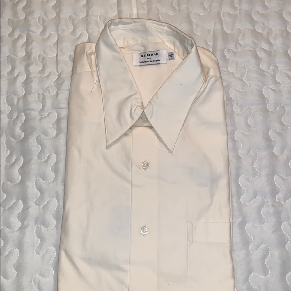 Off White Collard Button Down Shirt